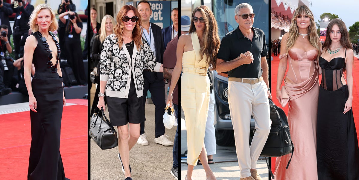 Celebrities Arrive at the 2025 Venice International Film Festival