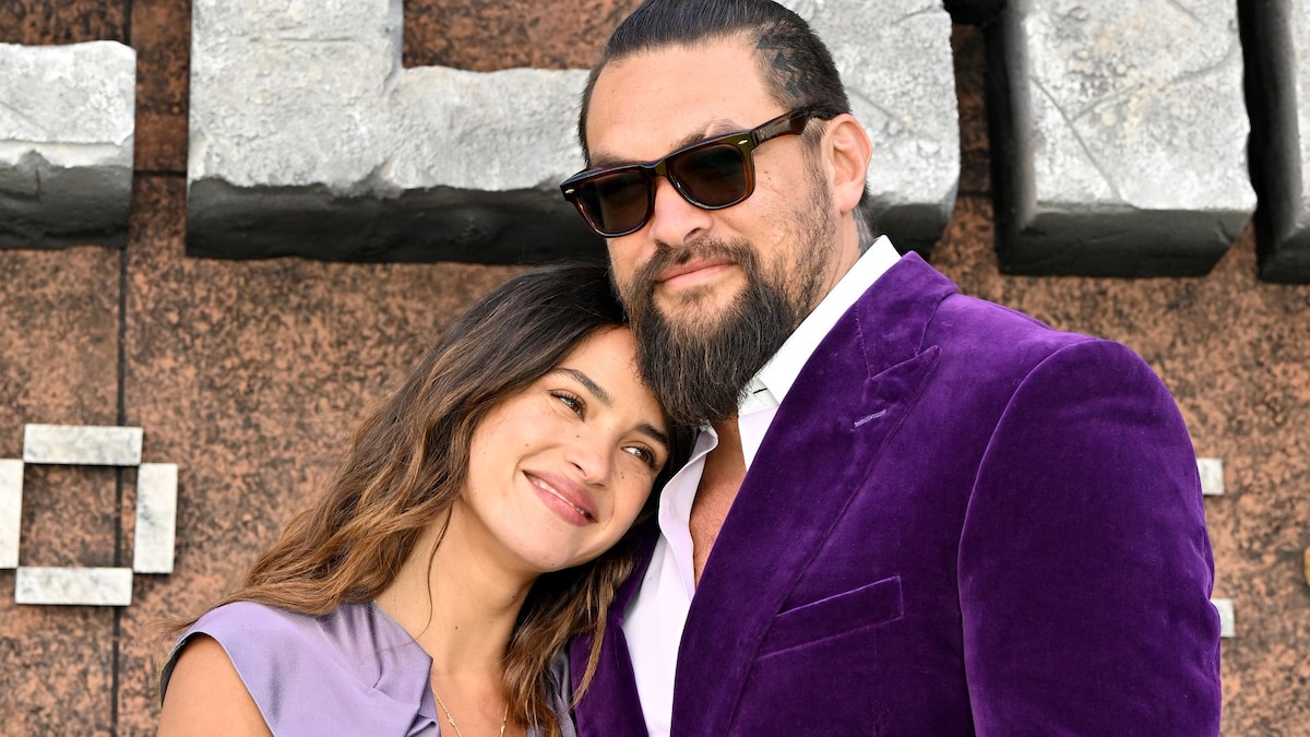 Jason Momoa enjoys father-son moment alongside girlfriend Adria Arjona: See photos